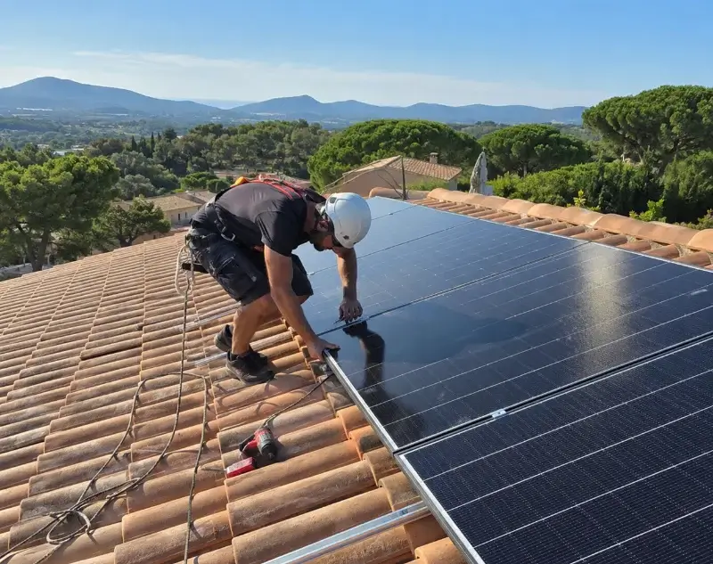 Installateur panneaux solaires Aniane — pose photovoltaïque sur toiture
