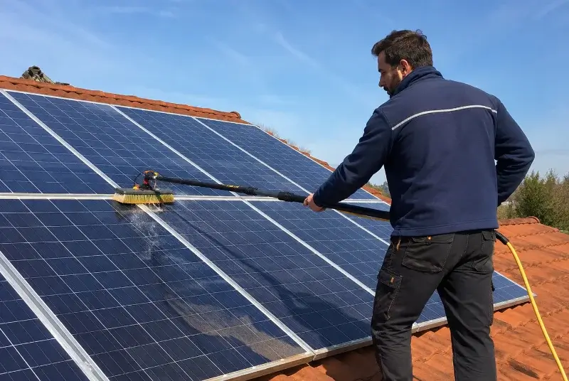 Nettoyage et entretien de panneaux solaires à Aniane